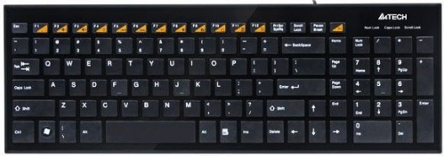 Купить  клавиатура a4 tech kx-100 black slim, multi-media в интернет-магазине Айсберг!
