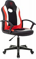 Купить  кресло zombie 11 lt черный/красный текстиль/эко.кожа крестов. пластик zombie 11lt red в интернет-магазине Айсберг!