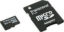 Купить  карта памяти sd-micro 8gb transcend ts8gusdhc10  class 10 +adapter в интернет-магазине Айсберг техники в Орске, Новотроицке, Гае, Домбаровском, Ясном, Адамовке, Кваркено!