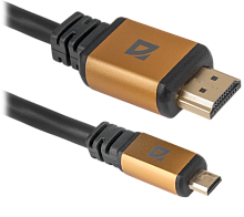 Купить  спутниковые аксессуары  defender hdmi08-06 pro hdmi-microhdmi m-m 1,8м в интернет-магазине Айсберг техники в Орске, Новотроицке, Гае, Домбаровском, Ясном, Адамовке, Кваркено!