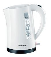 Купить  чайник hyundai hyk-p 1409 белый/черный в интернет-магазине Айсберг техники в Орске, Новотроицке, Гае, Домбаровском, Ясном, Адамовке, Кваркено!