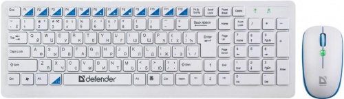 Купить  клавиатура defender skyline 895 nano 825 white+мышь в интернет-магазине Айсберг!