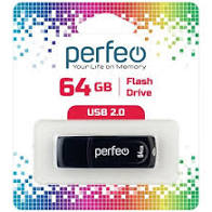 Купить  flash perfeo usb 64gb c09 black в интернет-магазине Айсберг!