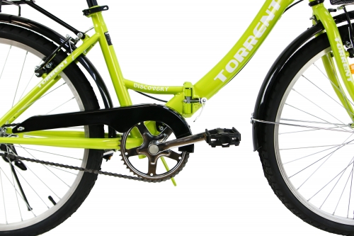 Купить  велосипед torrent discovery (24/16/1) зеленый в интернет-магазине Айсберг! фото 6