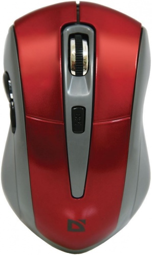 Купить  мышь defender accura mm-965 red, 6 кнопок, 800-1600dpi (52966) в интернет-магазине Айсберг! фото 2