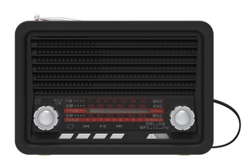 Купить  радио,часы,приемник ritmix rpr-030 black в интернет-магазине Айсберг! фото 3