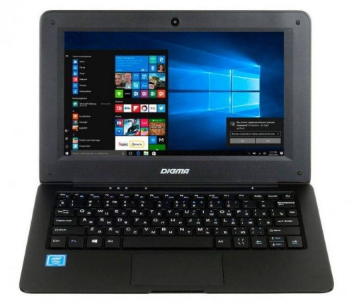 Купить  ноутбук digma eve 100 atom x5 z8350/2gb/ssd32gb/400/10.1"/tn/wsvga/wifi/bt/cam/black/w10h64 в интернет-магазине Айсберг!