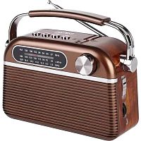 Купить  радио,часы,приемник perfeo радиоприемник аналоговый юность i30bl (коричневый) pf_d0560 в интернет-магазине Айсберг!