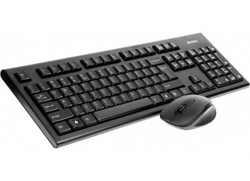 Купить  клавиатура a4 tech 7100 n black +мышь в интернет-магазине Айсберг!