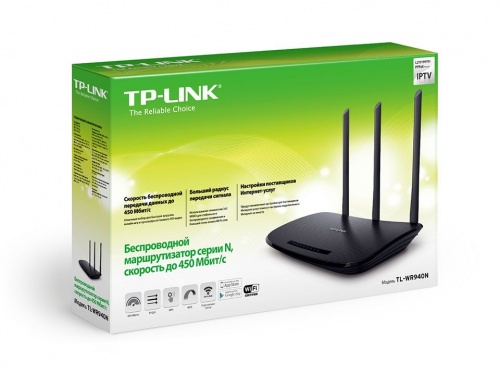 Купить  wi-fi маршрутизатор tp-link tl-wr940n 450m в интернет-магазине Айсберг! фото 6