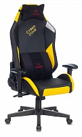Кресло Zombie HERO CYBERZONE PRO черный/желтый искусственная кожа с подголов. крестовина пластик