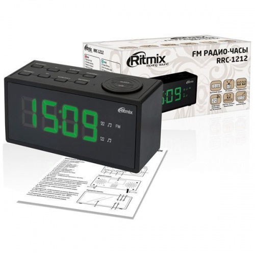 Купить  радиобудильник ritmix rrc-1212 black в интернет-магазине Айсберг! фото 3