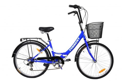 Купить  велосипед torrent discovery (24/16/7) shimano синий в интернет-магазине Айсберг!