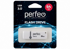 Flash Perfeo USB 3.0 64GB C08 White