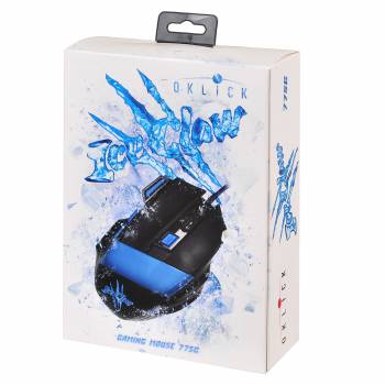 Купить  мышь oklick 775g black/blue (2400dpi) usb в интернет-магазине Айсберг! фото 8