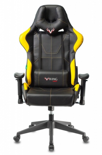 Купить  кресло zombie viking 5 aero черный/желтый искусственная кожа с подголов. крестовина пластик viking 5 aero yellow в интернет-магазине Айсберг! фото 5