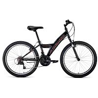 Купить  велосипед forward dakota 24 1.0 (24" 18ск. рост 13") черный в интернет-магазине Айсберг!