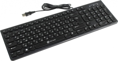 Купить  клавиатура oklick 590 m black usb в интернет-магазине Айсберг! фото 4