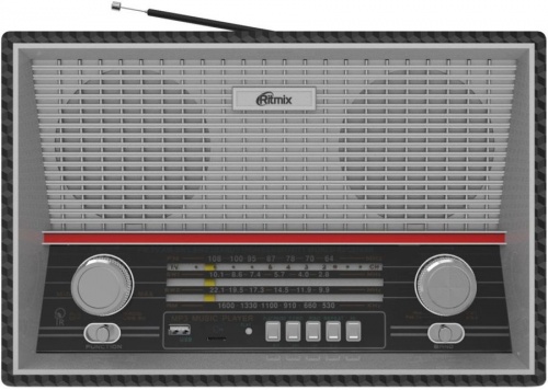 Купить  радио,часы,приемник ritmix rpr-102 black в интернет-магазине Айсберг!