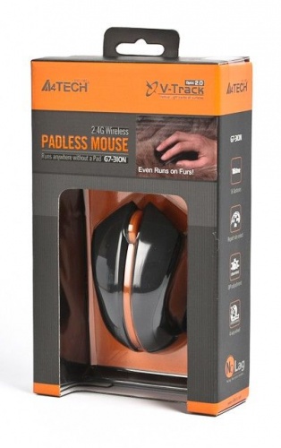 Купить  мышь a4-tech g7-310n-1, usb, black-orange в интернет-магазине Айсберг! фото 5