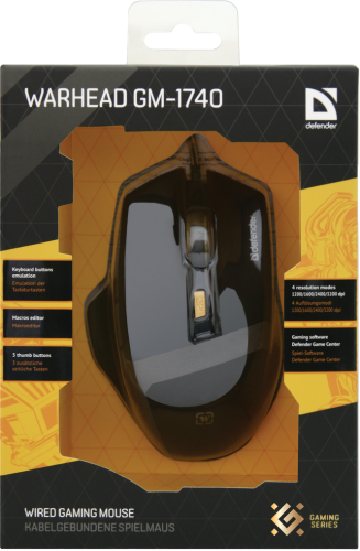Купить  мышь defender warhead gm-1740 в интернет-магазине Айсберг! фото 5