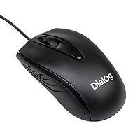 Купить  мышь dialog moc-17u  usb black в интернет-магазине Айсберг!
