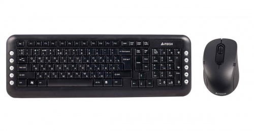 Купить  клавиатура a4 tech v 7200n, usb, black /набор в интернет-магазине Айсберг!