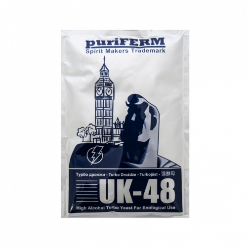Купить  турбо дрожжи puriferm uk-48 128гр в интернет-магазине Айсберг!