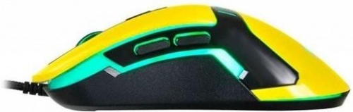 Купить  мышь oklick 865g snake black yellow (2400dpi) usb в интернет-магазине Айсберг! фото 2