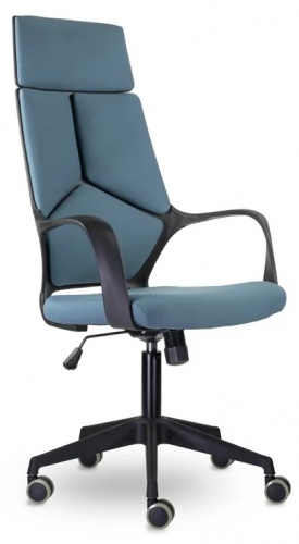 Купить  кресло m-710 айкью/iq black pl 56 (голубой) в интернет-магазине Айсберг!