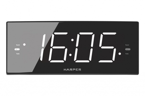 Купить  радио,часы,приемник harper hclk-2050 white led в интернет-магазине Айсберг! фото 2