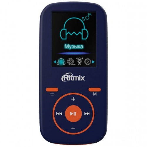 Купить  mp3-плеер ritmix rf-4450 4gb blue/orange в интернет-магазине Айсберг!