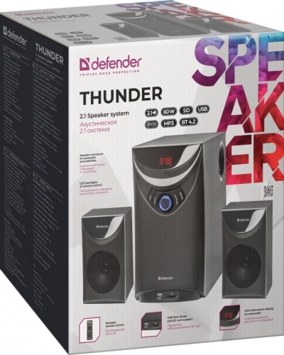 Купить  колонки defender 2.1 thunder в интернет-магазине Айсберг! фото 3