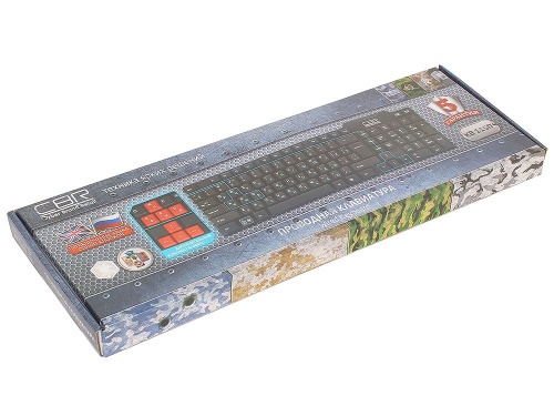 Купить  клавиатура cbr kb-115 d slim, usb в интернет-магазине Айсберг! фото 4