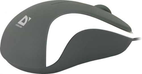 Купить  мышь defender accura ms-970 grey+white, 3 кнопки, 1000dpi (52970) в интернет-магазине Айсберг! фото 2