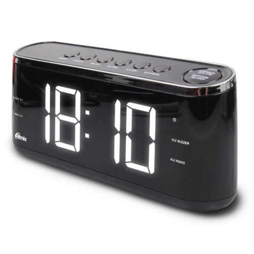 Купить  радио,часы,приемник ritmix rrc-1810 black в интернет-магазине Айсберг!
