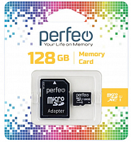 Карта памяти Perfeo microSDXC 128 GB High-Capacity (Class 10) UHS-1