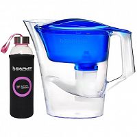 Купить  фильтр для очистки воды барьер "твист" спот  синий + бутылочка в подарок в интернет-магазине Айсберг!