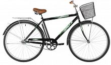 Купить  велосипед foxx 28" 28shc.fusion.20bk1 черный, сталь, размер 20" +передняя корзина в интернет-магазине Айсберг!