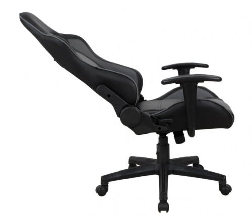 Купить  компьютерное кресло brabix gt racer gm-100, две подушки, экокожа, черное/серое (531926) в интернет-магазине Айсберг! фото 4