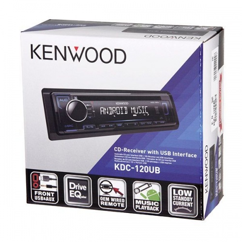 Купить  автомагнитола kenwood kdc-120 ub в интернет-магазине Айсберг! фото 5