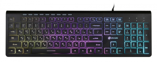 Купить  клавиатура oklick 490ml black usb в интернет-магазине Айсберг!