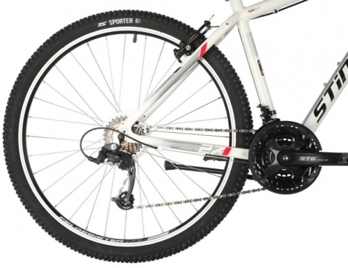 Купить  велосипед stinger 27,5" element std 27ahv.elemstd.20wh10 белый, алюминий, размер 20", microshift в интернет-магазине Айсберг! фото 5