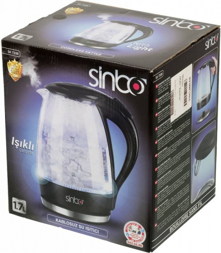 Купить  чайник sinbo sk-7338 черный в интернет-магазине Айсберг! фото 3
