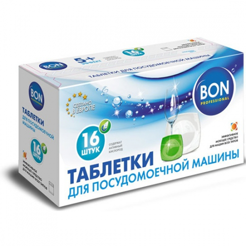 Купить  химия бытовая bon bn-171 таблетки для пмм 5+  (16 шт) в интернет-магазине Айсберг!