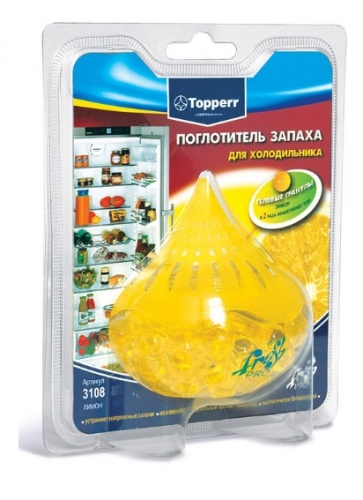 Купить  химия бытовая topperr 3108 поглотитель запаха для хол-ка в интернет-магазине Айсберг!