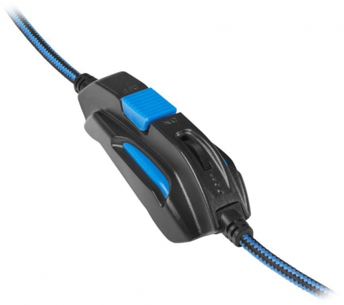 Купить  наушники defender  warhead g-390 led black+blue, 1.8м кабель (64039) в интернет-магазине Айсберг! фото 7