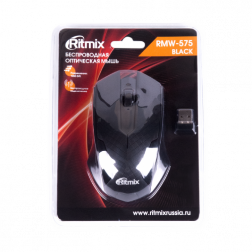 Купить  мышь ritmix rmw-575 black в интернет-магазине Айсберг! фото 5