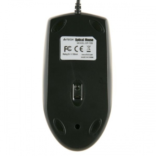 Купить  мышь a4-tech op-720, black ps/2 в интернет-магазине Айсберг! фото 4