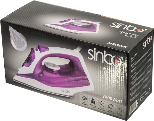 Купить  утюг sinbo ssi 6619 фиолетовый/белый в интернет-магазине Айсберг! фото 8